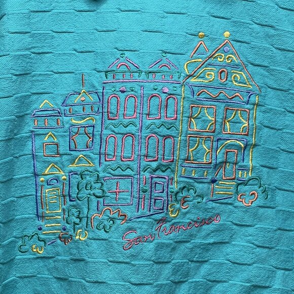 Vintage Crazy Shirts Hawaii Adult Medium San Francisco Sweatshirt Oversized - Picture 2 of 7